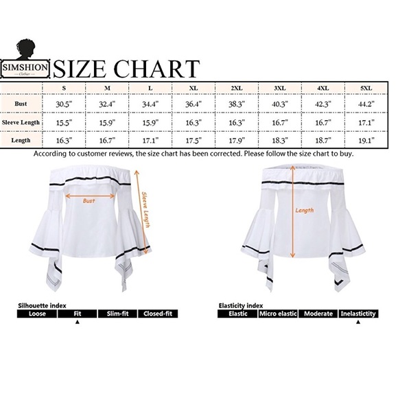 women off shoulder ruffled sleeve blouse - Picture 7 of 7